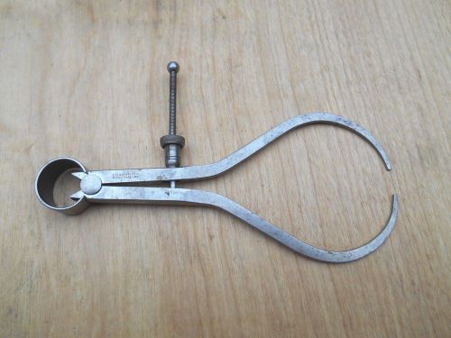 VTG. STARRETT NO. 75 OUTSIDE CALIPERS WITH QUICK NUT , 6&#034;