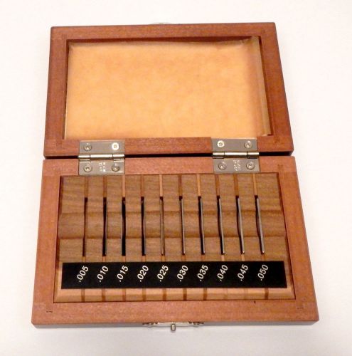 Mitutoyo 516-926-22 rectangular thin gage block set for sale
