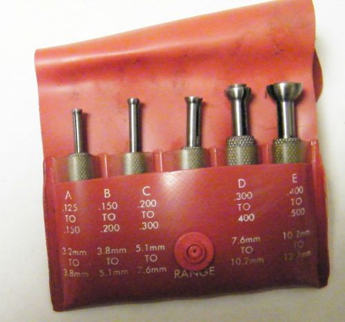 Starrett #S830   Small Hole Gage Set  EXCELLENT