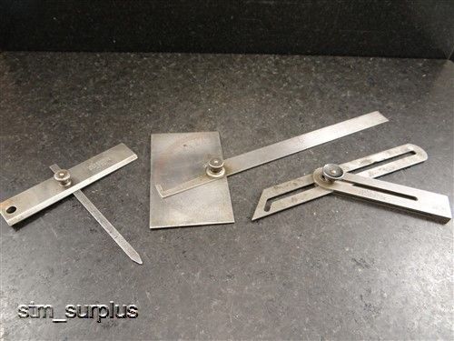 Lot of 3 starrett precision layout tools 183, 47 &amp; 46 for sale