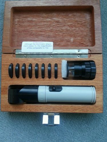 Fowler 10x Pocket Comparator Set With Illuminator