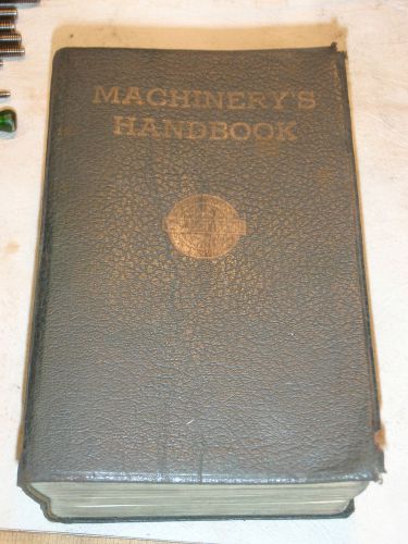 Machinery&#039;s Handbook 14th Edition 1953 The Industrial Press W/ INDEXES ON SIDE