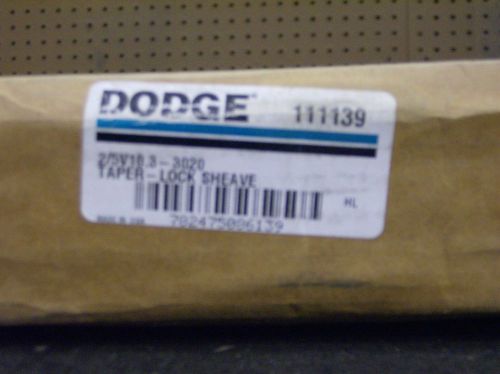 Dodge 111139 bushing bore v-belt pulley 5v 2 groove 10.3&#034; for sale