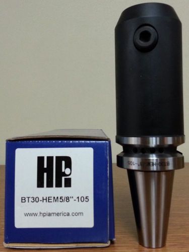 Hpi pioneer bt30 5/8 0.6250&#034; end mill holder 4.13&#034; coolant thru **new** for sale