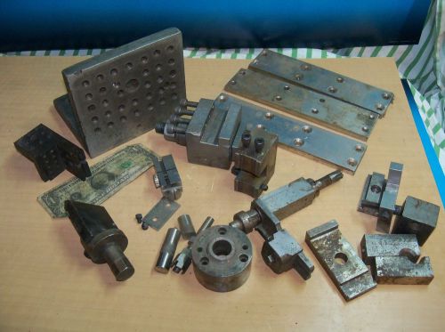 Lot Machinist Stuff Angle Plate Compound Angle Plate Quick change tool etc  used