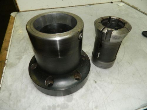 Large capacity collet chuck for cnc lathe, a-8 spindle mounting, used for sale