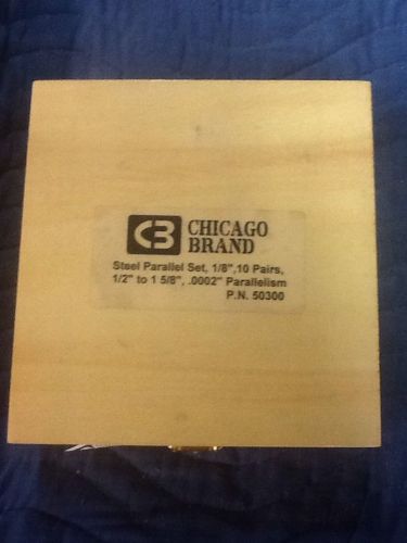 CHICAGO BRAND STEEL PARALLEL SET 50300 PROFESSIONAL