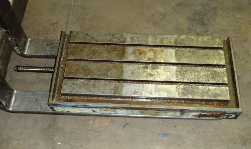 16&#034; x 34&#034; steel cast iron t-slotted table welding layout fixture t-slot for sale
