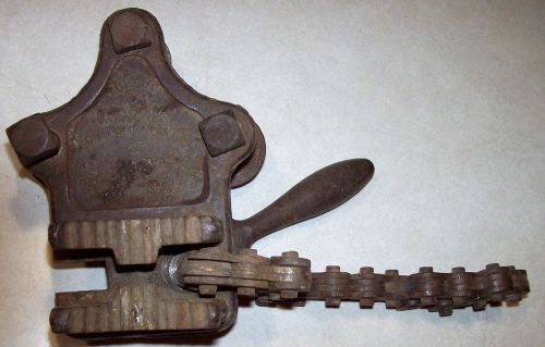 Vintage Vulcan No. 1 Pipe Chain Vise by JH Williams &amp; Co.