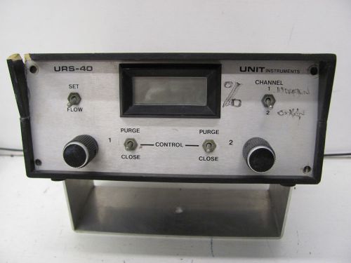 UNIT INSTRUMENTS FLOW CONTROLLER URS-40 120V 50/60HZ USED