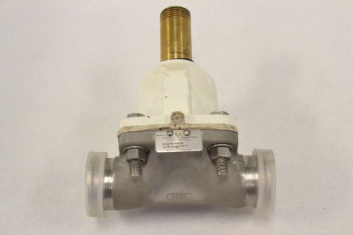 Itt 1.5-316l-cwp175 pure-flo sanitary stainless 1-1/2 in diaphragm valve b309776 for sale