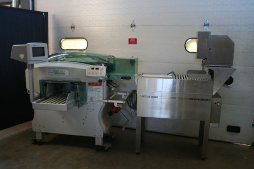 Tray wrapper Solo Max 647, Autolabeler 706 w/317  printer Mettler film wrapping