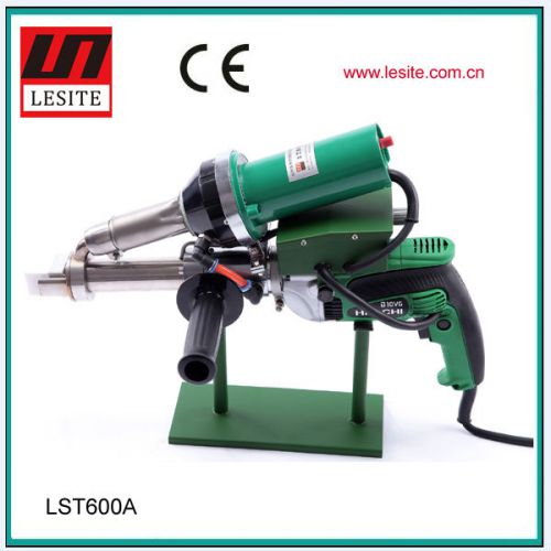 Lesite hand plastic extruder with two heating systems for PP PE