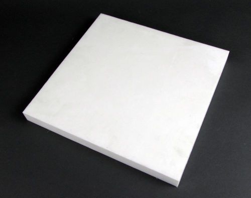 Teflon/ptfe sheet, virgin grade, natural, 1&#034; x 12&#034; x 12&#034; (11.5 lbs) for sale