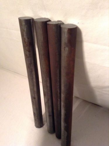 4- 12&#034; Shorts Of C1018 Cold Finished 1&#034; Round Bar Stock Cold Rolled Steel