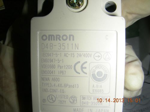 Omron Limit Switch  D4B-3511N