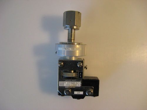 (HD) Sigmameltec PS-10V Adjustable Atmospheric Pressure Switch, 1/2&#034; Swageloc