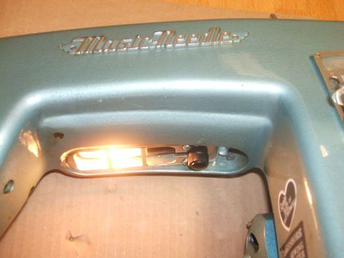 Vintage Brother sewing machine , MagicNeedle, Window-matic, model Ja3-B5, green