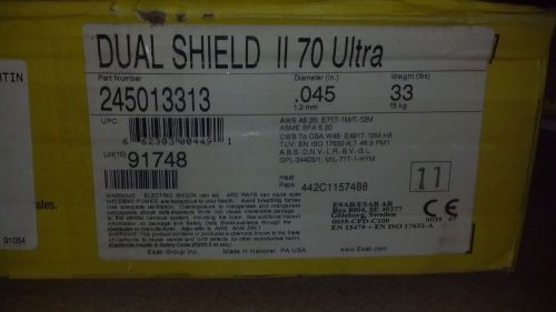 ESAB Dual Shield II 70 Ultra .045 - Welding Mig Wire Flux Core - NIB