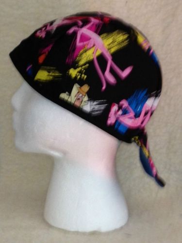 WELDING CAP, PIPE FITTER,~~~ pink panther~~~~~~~~~~  &#034;&#034;new fabric&#034;&#034;