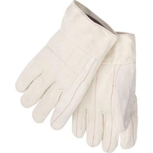 Revco black stallion 1230 30 oz. white cotton hot mill gloves, large | pkg. 12 for sale
