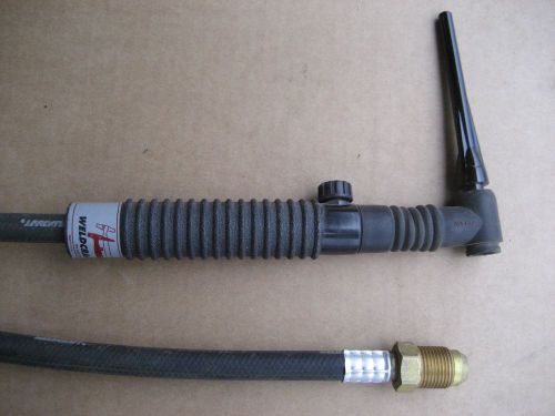 Tig torch wp 26 weld craft  gas cooled 25 ft long. for sale