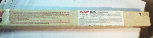15# mckay tig welding rod 3/32 x 36 in 308l aws a5.9 asme sfa 5.9  sec iii for sale