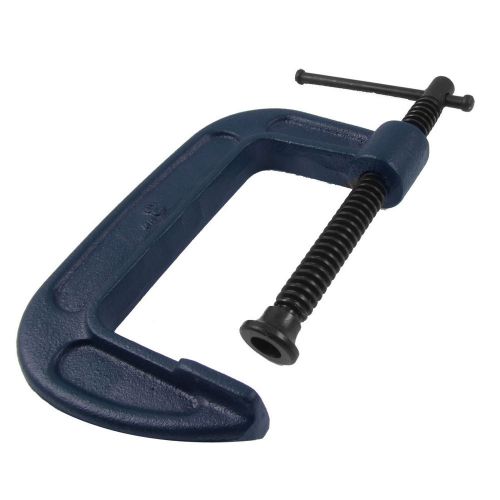 Woodworking sawing metal blue black thread spindle fixing g clamp for sale