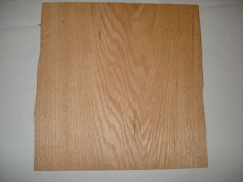 One  red oak veneer sheet 12&#039;&#039; x 12&#039;&#039; 1/20  or .050 inch  40 years old  nos for sale