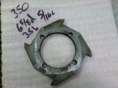 3.5 bore 5/16 ct 6-5/8 dia carbide tipped 350 Shaper cutter flush rabbet dado