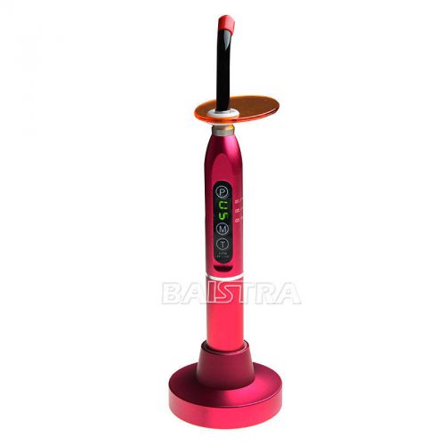 New Dental Device Big Power LED Curing Light Lamp Metal Handle Red