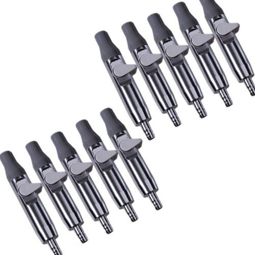 10PCS Dental Short Weak Handpiece Tip Adaptor Suction SE Oral Saliva Ejector