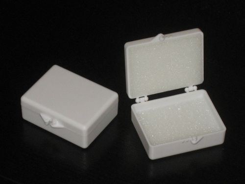 Used Once! 50 Dental Lab Crown Boxes WITH FOAM For Your Crowns 2&#034;x 2&#034;