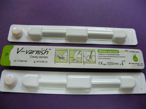 V-varnish  sodium fluoride varnish 5% bubblegum 200 x 0.40ml,  ce1023 for sale