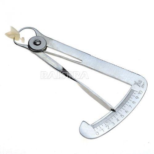 1 pc new dental surgical instrument wax stainless steel crown gauge caliper for sale