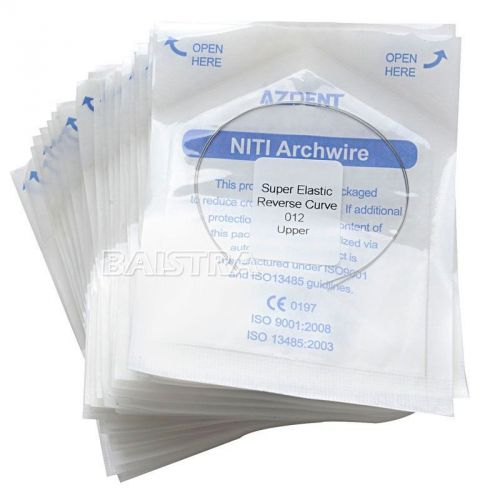 20 packs new dental orthodontic niti reverse curve round arch wires 2pcs/pack for sale