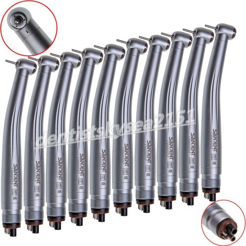 10pcs p4 dental high speed handpieces nsk style clean head push button 4 hole sb for sale