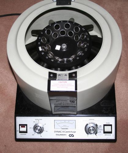 Clay adams dynac ii 2 centrifuge w/ 36-place rotor, very clean unit ! for sale