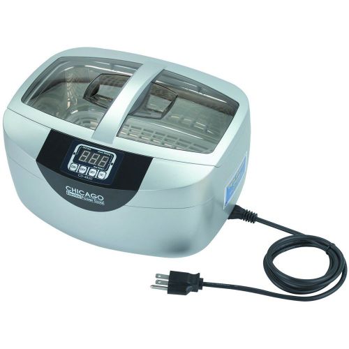 Digital Ultrasonic Cleaner w/ Timer Heater Large (2.6 Quart) Chicago Electric