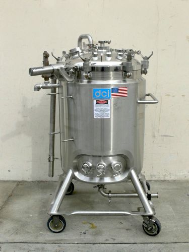 DCI 225 Liter Jacketed Bio-Reactor, Stainless Steel Tank Max Pressure @ 50 PSI