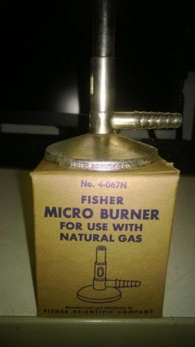 Fisher Micro Bunsen Burner 4-067N for use with Natural Gas