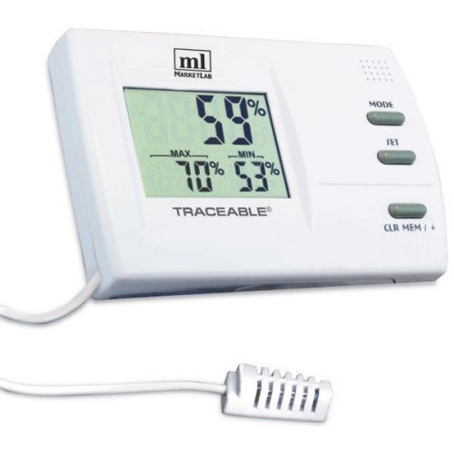 - remote alarm rh/temp monitor  4.25&#034;w x 0.75&#034;d x 2.75&#034;h 1 ea for sale