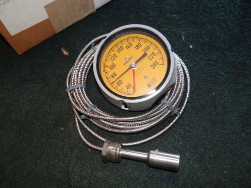 Weksler fahrenheit thermometer indicating capillary tube &amp; bulb 6685-00-292-3688 for sale