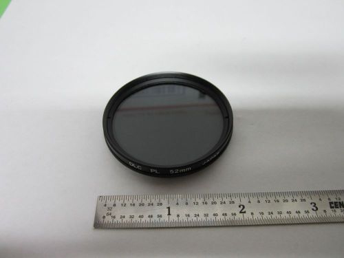 Optical camera filter dlc pl 52 mm japan optics bin#3k-p-33 for sale