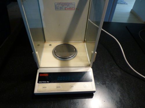Ohaus ap210s analytical electronic balance scale  tested, guaranteed  good glass for sale