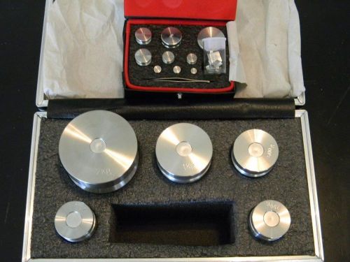 Troemner tw - 2000-01 calibration weight set - 2000g to 1mg for sale