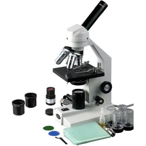 40X-2500X Veterinay Compound Microscope w Mechanical Stage &amp; USB Digital Camera