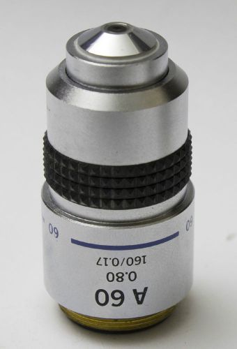 Olympus A 60x 0.80 160 / 0.17 Microscope Objective