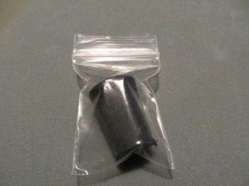Black Solid Rubber Stopper 14mm Bottom Diameter