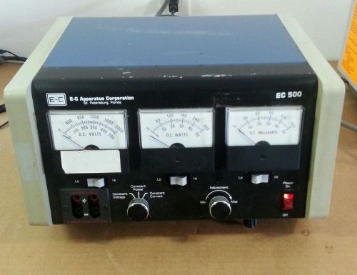 E-C Apparatus Corporation EC 500 Electrophoresis Power Supply